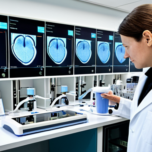High-Tech Medical Research Lab**

"A bright, modern medical research laboratory in Bologna, Italy. Scientists in lab coats are working on miniature artificial kidney prototypes, the size of coffee cups. The lab features advanced equipment, holographic displays showing organ schematics, and biocompatible material samples. Focus on innovation and scientific progress. Fully clothed, appropriate content, safe for work, perfect anatomy, natural proportions, professional, family-friendly."

**