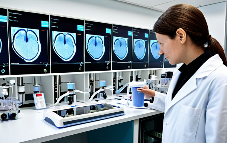 High-Tech Medical Research Lab**

"A bright, modern medical research laboratory in Bologna, Italy. Scientists in lab coats are working on miniature artificial kidney prototypes, the size of coffee cups. The lab features advanced equipment, holographic displays showing organ schematics, and biocompatible material samples. Focus on innovation and scientific progress. Fully clothed, appropriate content, safe for work, perfect anatomy, natural proportions, professional, family-friendly."

**